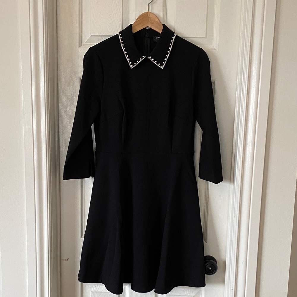 Kate Spade Black Dress with Pearl Accents